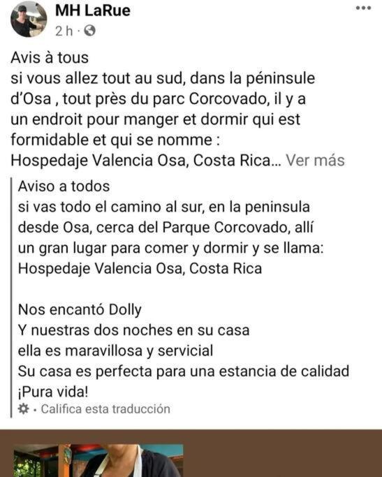 Hospedaje Valencia Osa, Cr Potrero  Eksteriør billede